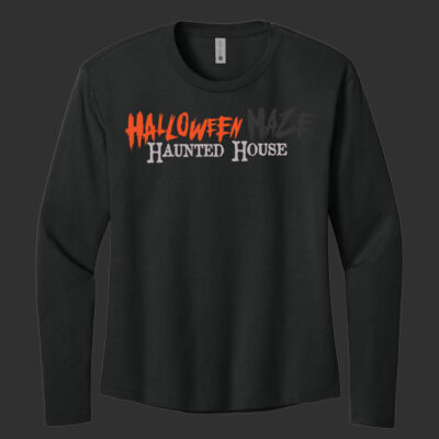 Adult Women's Cotton Relaxed Long Sleeve Shirt - Logo Shirt Thumbnail