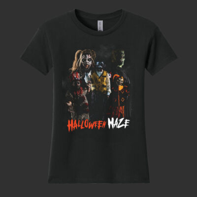 Adult Women's Cotton Relaxed T-Shirt - Faces of Fear Thumbnail