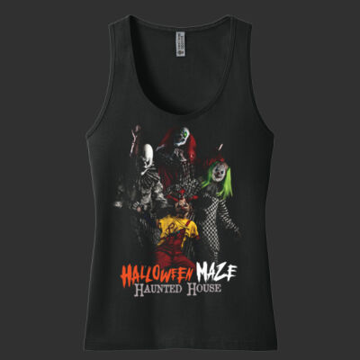 Adult Women's Cotton Tank Top - Send in the Clowns Thumbnail