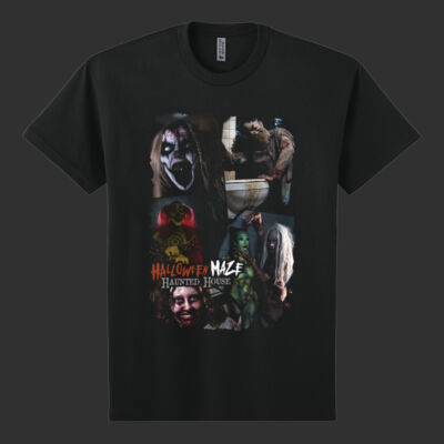 Adult Heavyweight T-Shirt - A Collage of Horror Thumbnail