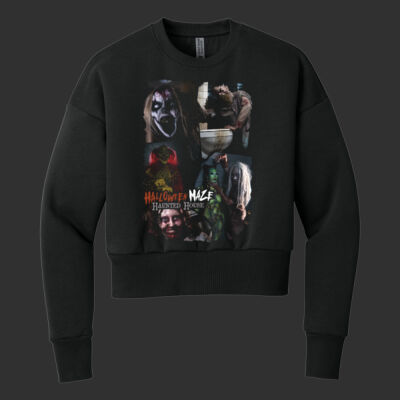 Adult Women's Heavyweight Crewneck - A Collage of Horror Thumbnail
