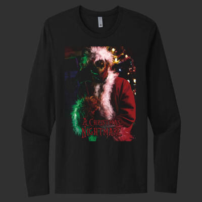 Adult Cotton Long Sleeve Shirt - A Christmas Nightmare Thumbnail
