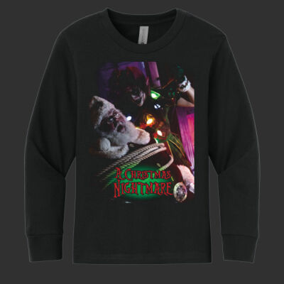 Youth Cotton Long Sleeve T-Shirt - Naughty List Thumbnail