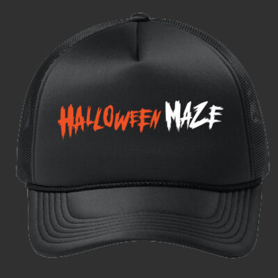 Foam Cap - Halloween Maze - White Thumbnail