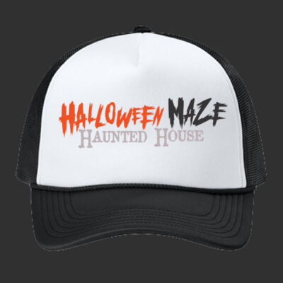 Foam Cap - Haunted House - Black Thumbnail