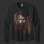 Adult Women's Cotton Relaxed Long Sleeve Shirt - Halloween Maze Thumbnail