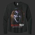 Adult Women's Cotton Relaxed Long Sleeve Shirt - Halloween Maze Thumbnail