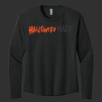 Adult Women's Cotton Relaxed Long Sleeve Shirt - Halloween Maze Thumbnail