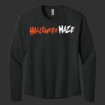 Adult Women's Cotton Relaxed Long Sleeve Shirt - Halloween Maze Thumbnail